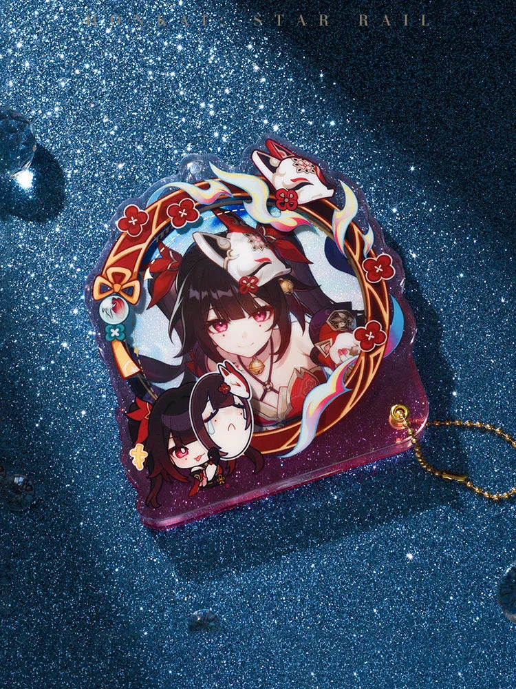 Honkai: Star Rail character-themed Acrylic Badge Display Cases