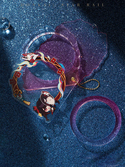 Honkai: Star Rail Pom-Pom Gallery Acrylic Badge Display Case collection display