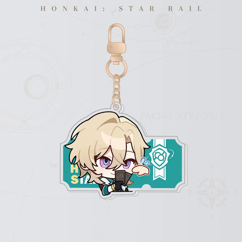 Honkai: Star Rail Pom-Pom Gallery Aventurine acrylic charm