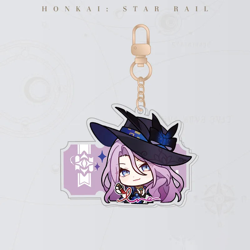 Honkai: Star Rail Pom-Pom Gallery Jade acrylic charm