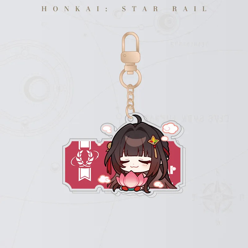 Honkai: Star Rail Pom-Pom Gallery Lingsha acrylic charm