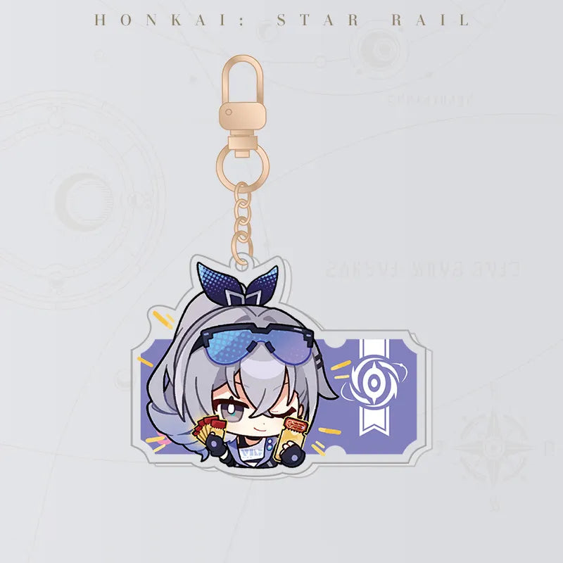 Honkai: Star Rail Pom-Pom Gallery Silver Wolf acrylic charm
