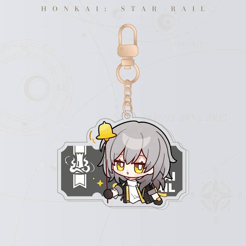 Honkai: Star Rail Pom-Pom Gallery Trailblazer Female acrylic charm