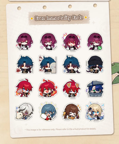 Honkai: Star Rail Pom-Pom Gallery Even Immortality Ends sticker designs