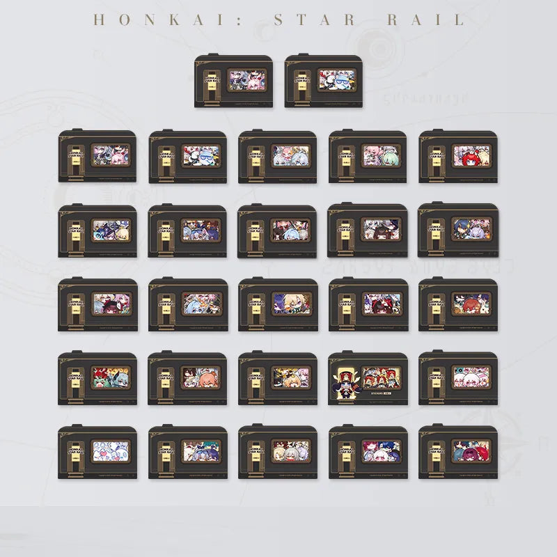 Honkai: Star Rail Pom-Pom Gallery Chibi Sticker Pack product display