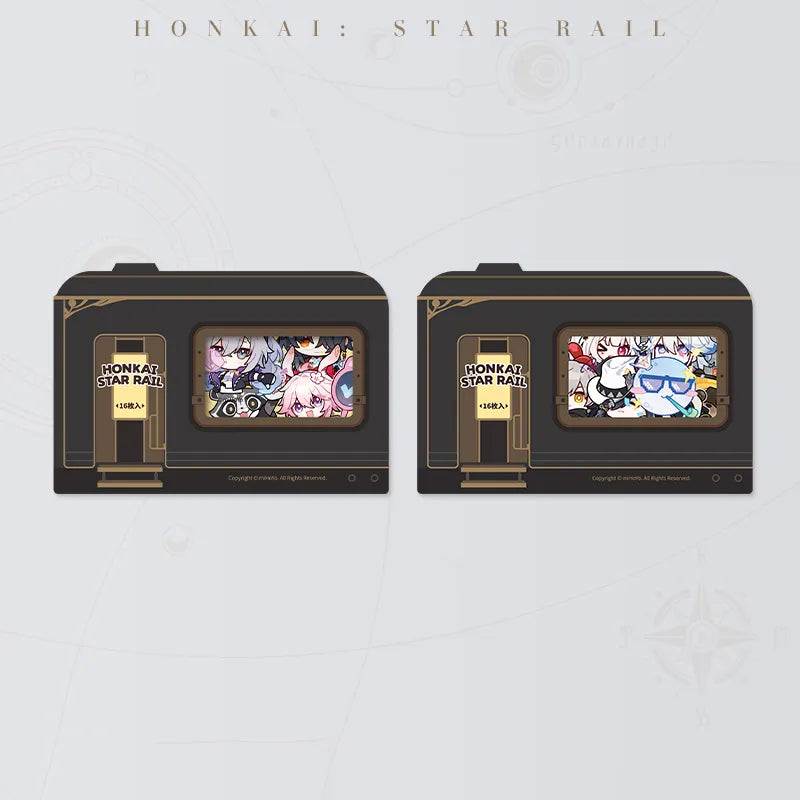 Honkai: Star Rail Pom-Pom Gallery Chibi Sticker Pack collection display