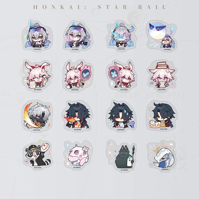 Honkai: Star Rail Pom-Pom Gallery So Laughed the Masses Chibi Sticker Pack