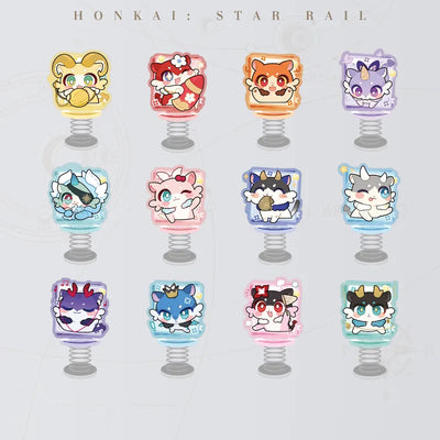 Honkai: Star Rail Pom-Pom Gallery Chimera Acrylic Shakers collection with 12 variants