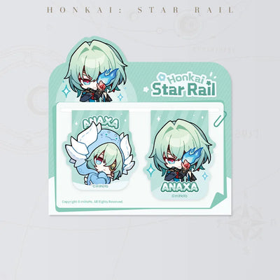 Honkai: Star Rail Pom-Pom Gallery Magnetic Bookmarks featuring Anaxa