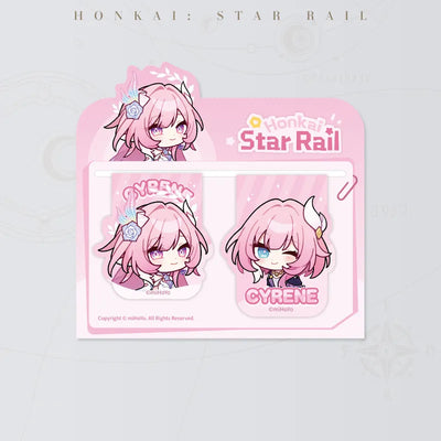 Honkai: Star Rail Pom-Pom Gallery Magnetic Bookmarks featuring Cyrene