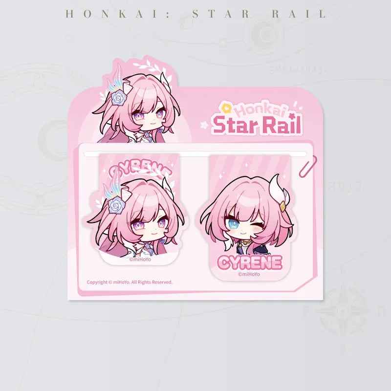 Honkai: Star Rail Pom-Pom Gallery Magnetic Bookmarks featuring Cyrene