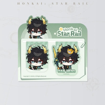 Honkai: Star Rail Pom-Pom Gallery Magnetic Bookmarks featuring Dan Heng • Permansor Terrae