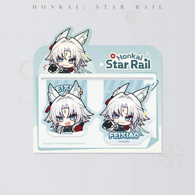Honkai: Star Rail Pom-Pom Gallery Magnetic Bookmarks featuring Feixiao