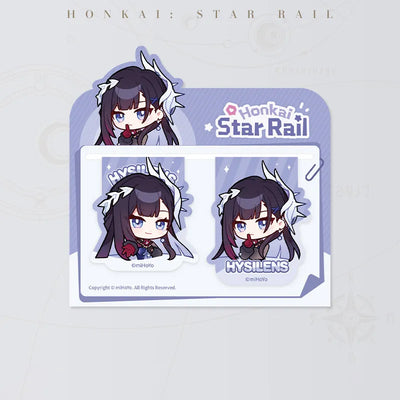 Honkai: Star Rail Pom-Pom Gallery Magnetic Bookmarks featuring Hysilens