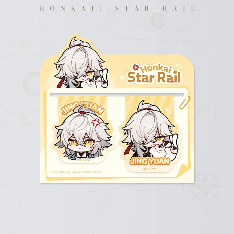 Honkai: Star Rail Pom-Pom Gallery Magnetic Bookmarks featuring Jing Yuan