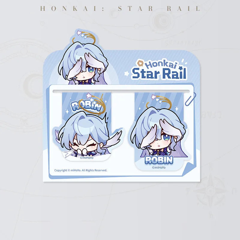 Honkai: Star Rail Pom-Pom Gallery Magnetic Bookmarks featuring Robin