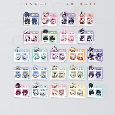 Honkai: Star Rail Pom-Pom Gallery Magnetic Bookmark Set character collection