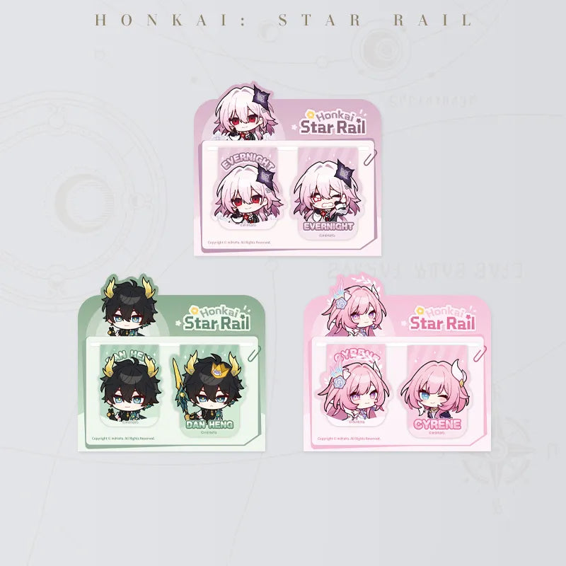 Honkai: Star Rail Pom-Pom Gallery Series Magnetic Bookmark collection