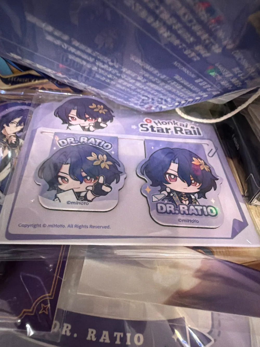 Honkai: Star Rail Pom-Pom Gallery Series Magnetic Bookmark Set