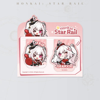 Honkai: Star Rail Pom-Pom Gallery Magnetic Bookmarks featuring Sparxie