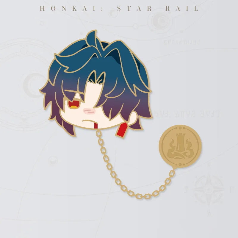Honkai: Star Rail Pom-Pom Gallery Blade metal badge
