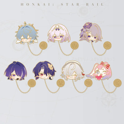 Honkai: Star Rail Pom-Pom Gallery Metal Badges character collection