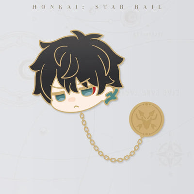 Honkai: Star Rail Pom-Pom Gallery Dan Heng metal badge