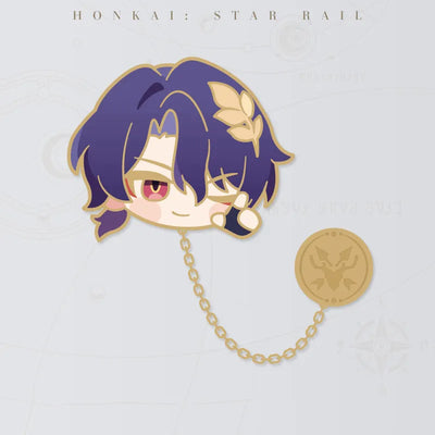 Honkai: Star Rail Pom-Pom Gallery Dr. Ratio metal badge