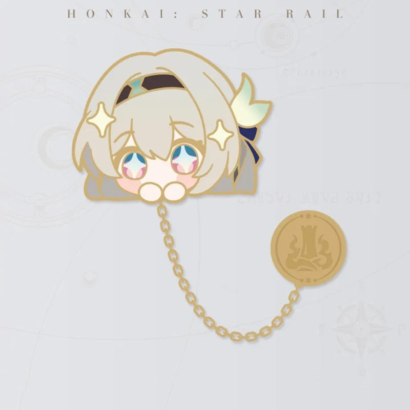 Honkai: Star Rail Pom-Pom Gallery Firefly metal badge