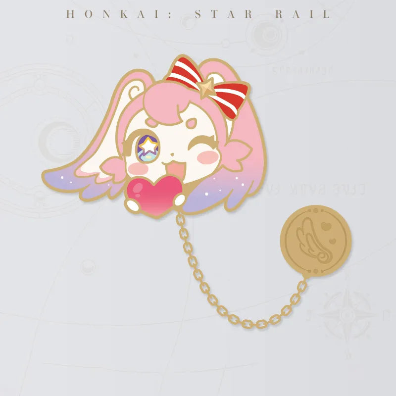 Honkai: Star Rail Pom-Pom Gallery Mem metal badge