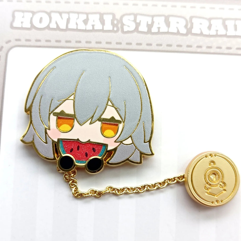 Honkai: Star Rail Pom-Pom Gallery Series Metal Badges