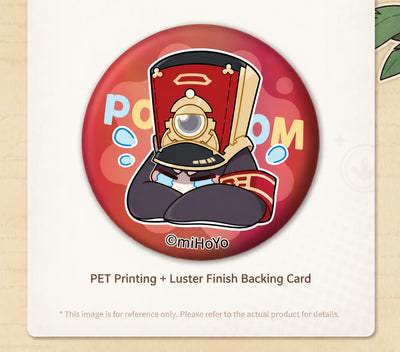 Honkai: Star Rail Pom-Pom Gallery Pom-Pom Mini Tinplate Badge close-up