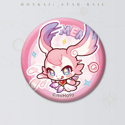 Honkai: Star Rail Pom-Pom Gallery Pom-Pom and Mem Mini Tinplate Badge Sets