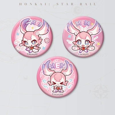 Honkai: Star Rail Pom-Pom Gallery Mem Mini Tinplate Badge Set