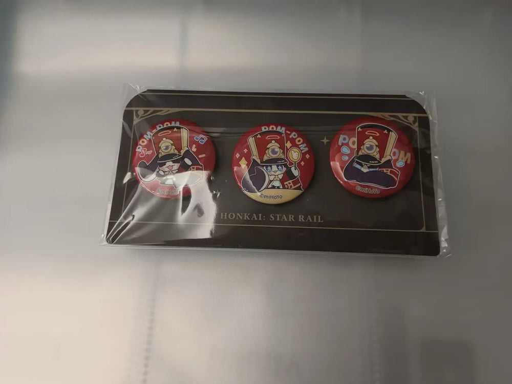 Honkai: Star Rail Pom-Pom Gallery Series Mini Tinplate Badge Set