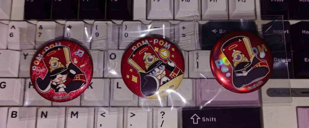 Honkai: Star Rail Pom-Pom Gallery Series Mini Tinplate Badge Set