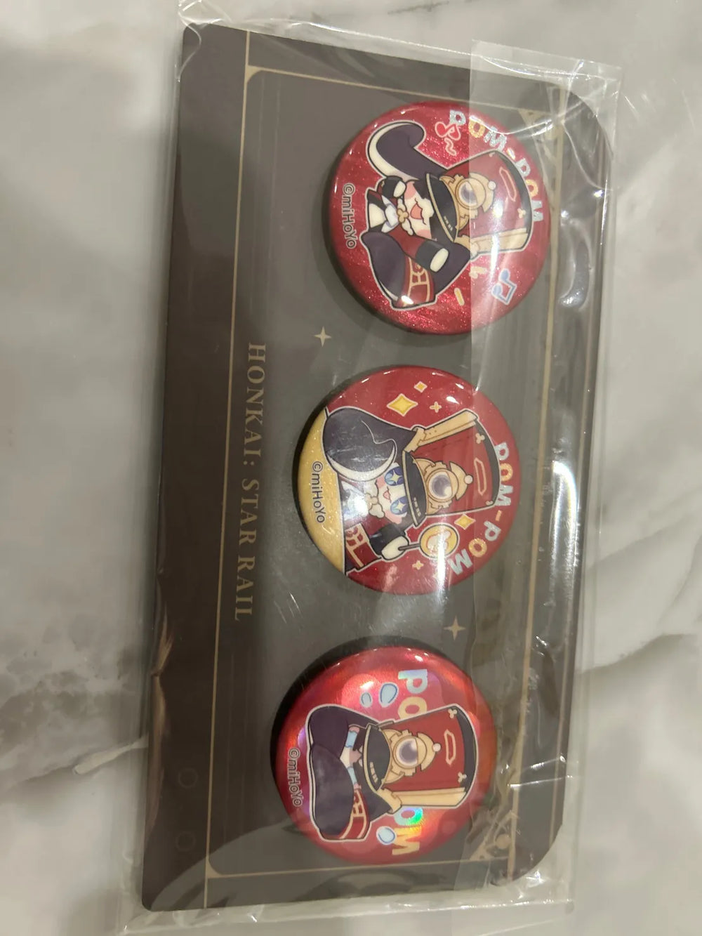Honkai: Star Rail Pom-Pom Gallery Series Mini Tinplate Badge Set