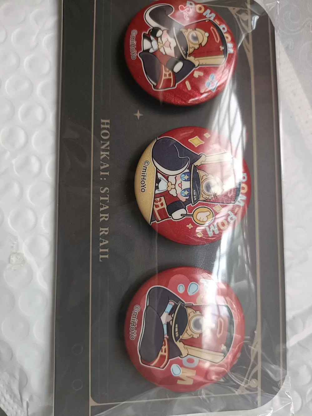 Honkai: Star Rail Pom-Pom Gallery Series Mini Tinplate Badge Set