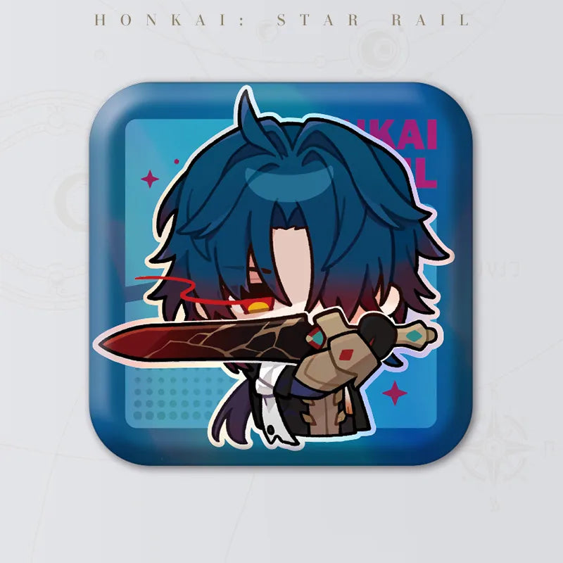 Honkai: Star Rail Pom-Pom Gallery Blade square badge