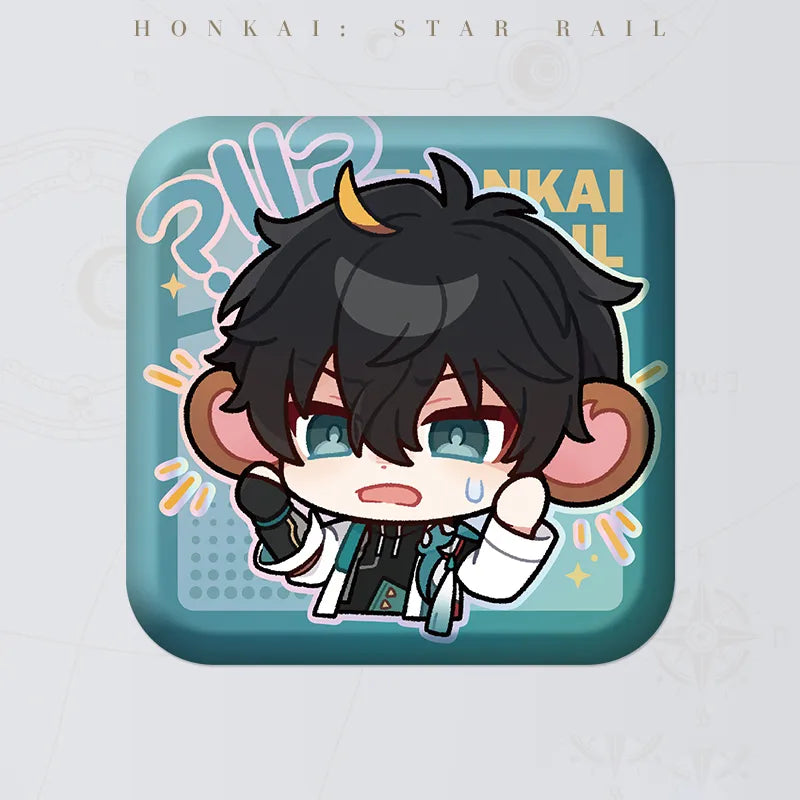 Honkai: Star Rail Pom-Pom Gallery Dan Heng B ver. square badge