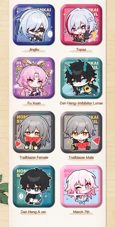 Honkai: Star Rail Pom-Pom Gallery Square Badges detail 11