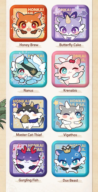 Honkai: Star Rail Pom-Pom Gallery Square Badges detail 4