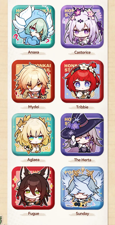 Honkai: Star Rail Pom-Pom Gallery Square Badges detail 6