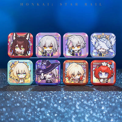 Honkai: Star Rail Pom-Pom Gallery Square Badges collection display