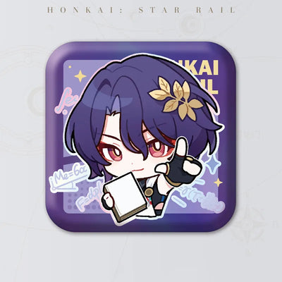 Honkai: Star Rail Pom-Pom Gallery Dr. Ratio square badge