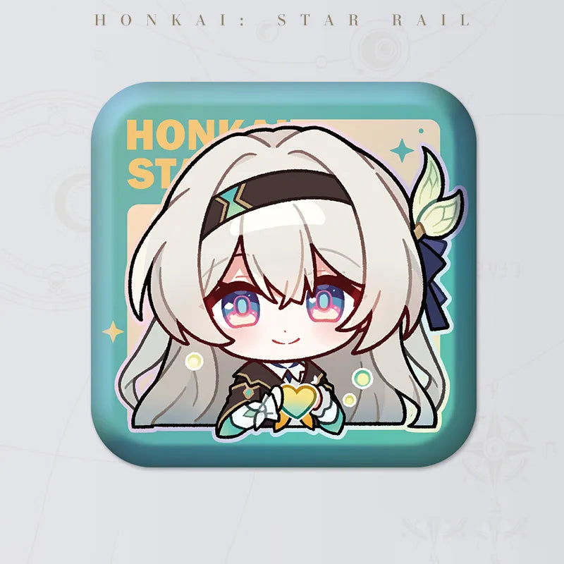 Honkai: Star Rail Pom-Pom Gallery Firefly square badge