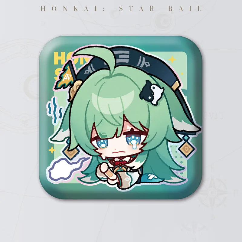 Honkai: Star Rail Pom-Pom Gallery Huohuo square badge