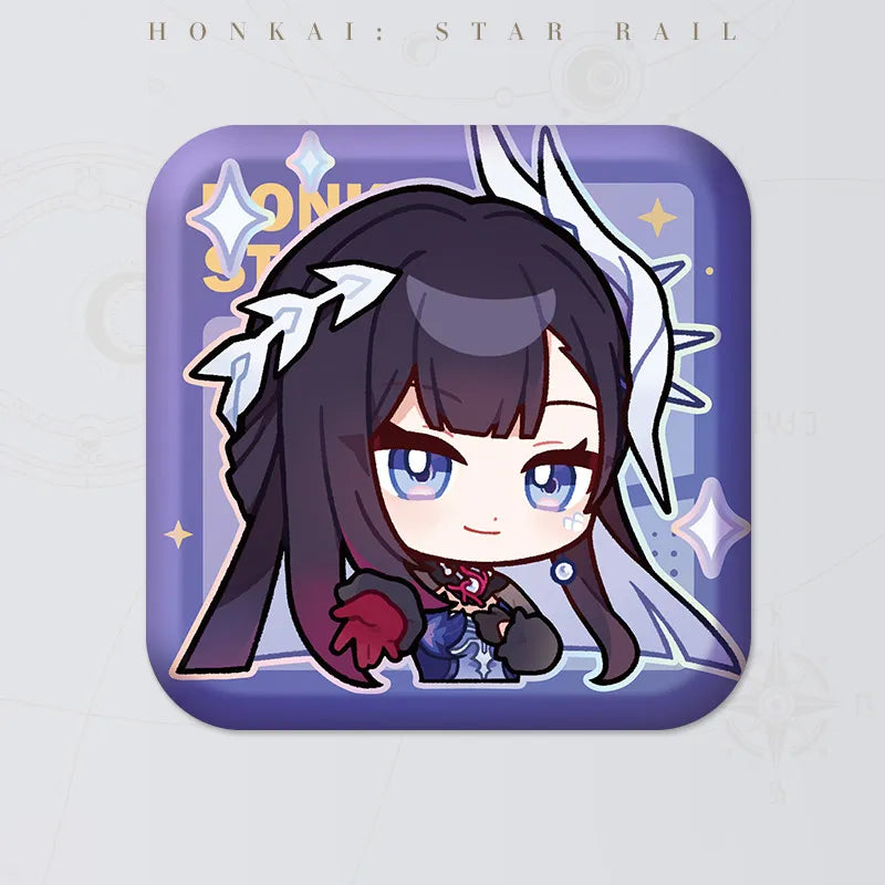 Honkai: Star Rail Pom-Pom Gallery Hysilens square badge