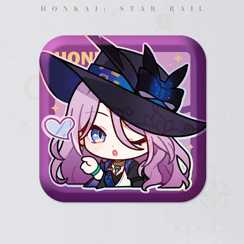 Honkai: Star Rail Pom-Pom Gallery Jade square badge