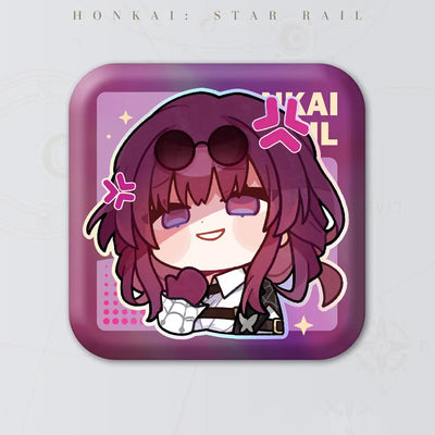 Honkai: Star Rail Pom-Pom Gallery Kafka square badge